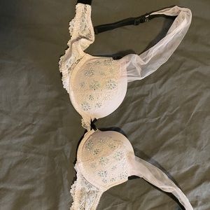 Rhinestone detailed bra